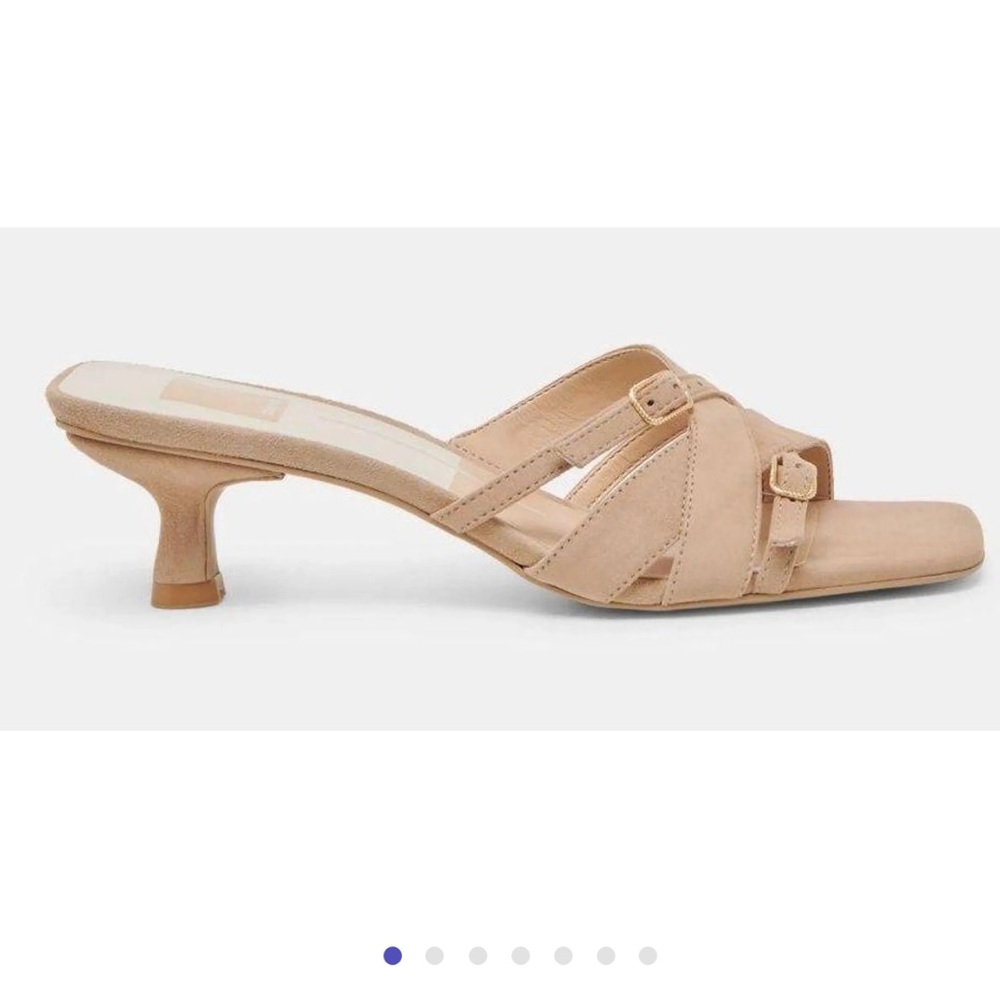 Dolce Vita Tan Heeled Mules SALE